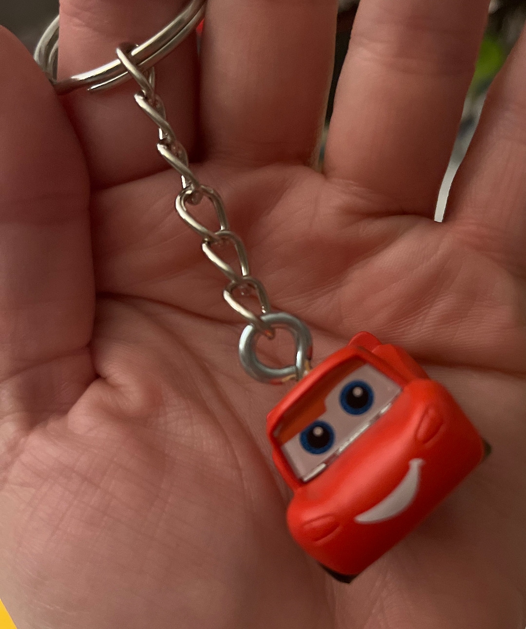 Lightning Mcqueen Keychain Etsy