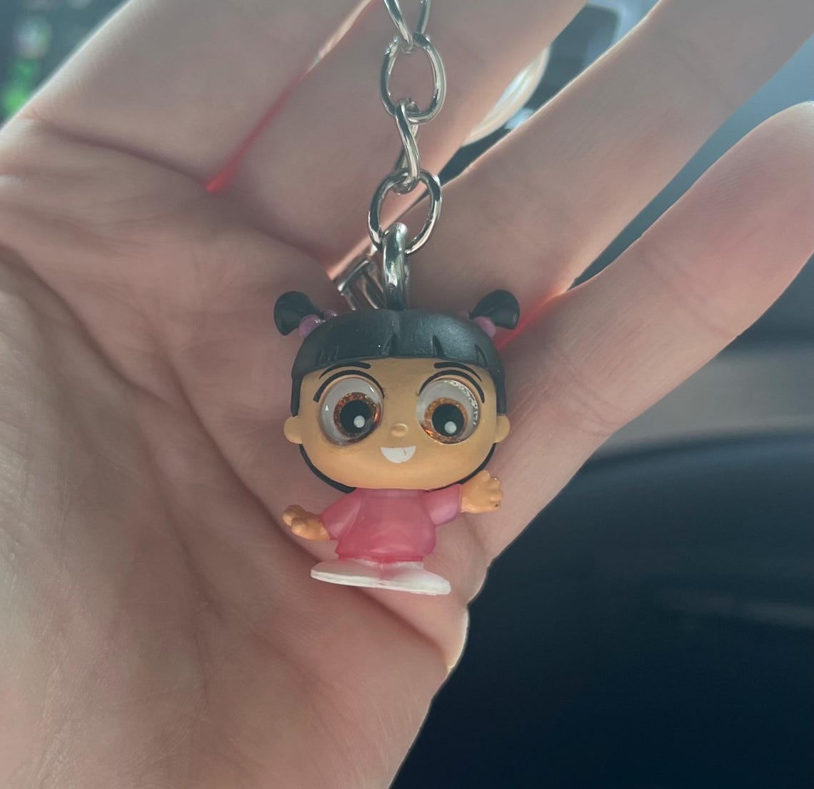 BOO From Monsters Inc Keychain. - Etsy