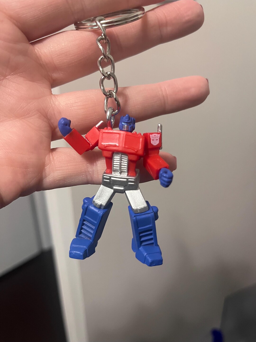 Optimus Prime Keychain - Etsy