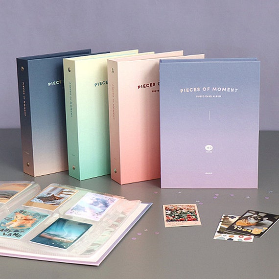 Aesthetic Simple Lovely Korean Hard Cover Photo Album Collect Book for Kpop  Photocards, Polaroids, Polcos 40 Sheets, 160 Sleeves 4 Colors 