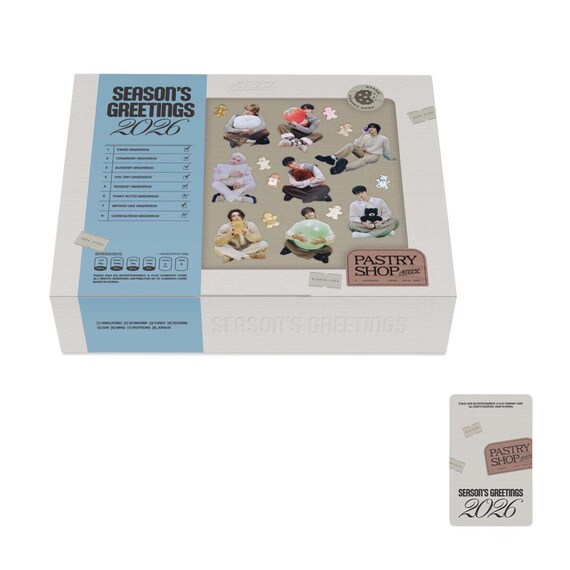 ATEEZ Seasons Greetings 2026 Pastry Shop + Pre-order Aladin