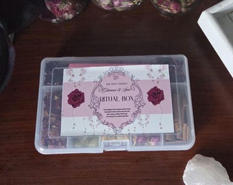 Glamour and Spice Ritual Box | Spell Box for Beauty and Self-Love Rituals, Candles and Oils