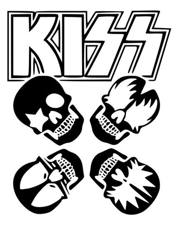 KISS Band SVG Heavy Metal Svg Rock Svg DIY Svg Png Files - Etsy