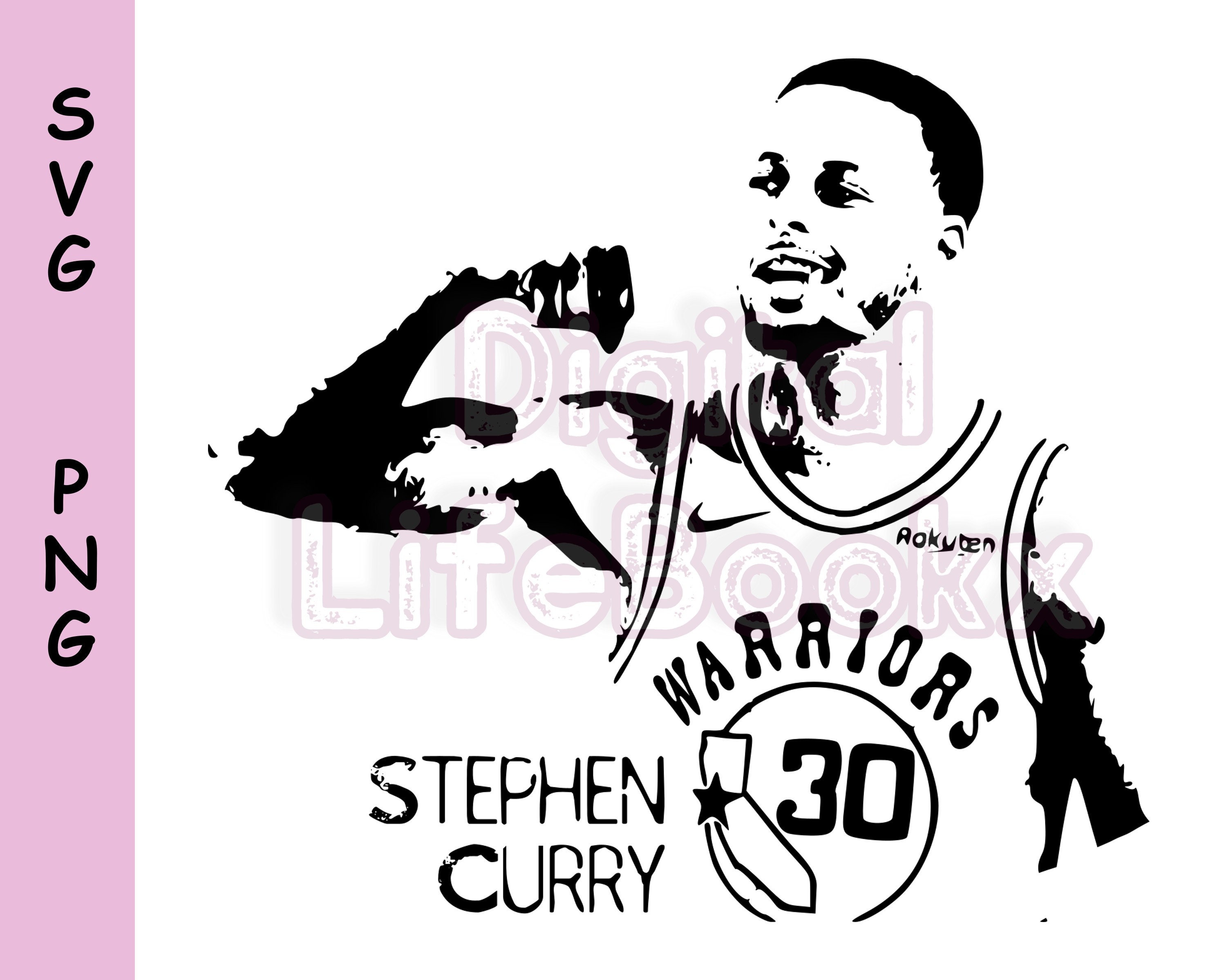 Stephen Curry Signature 2021 Svg Digital File, Famous Character Svg
