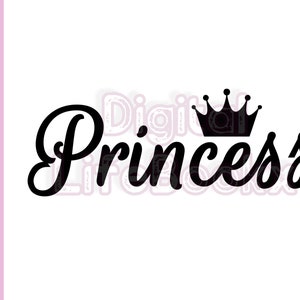 Crowned King, Queen, Prince, Princess SVG PNG Bundle, Christmas Svg