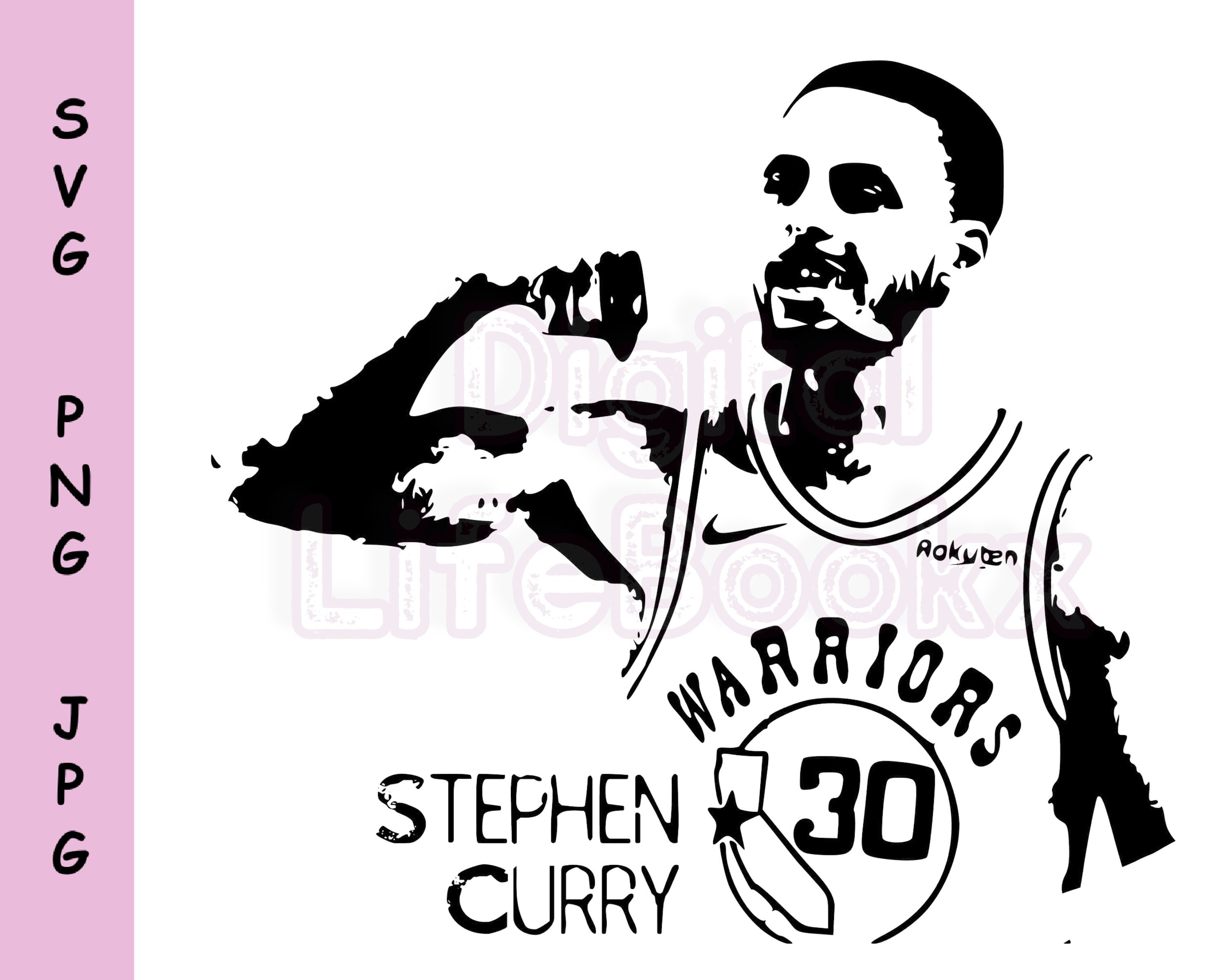 Stephen Curry Digital DownloadSvg Png jpgDigitaldruck Etsy