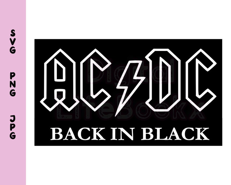 Download Digital Print Png Ac Dc Band Logo Digital Download Svg Jpg Drawing Illustration Art Collectibles Tomtherapy Co Il