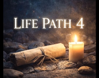 Lebensweg 4 erklärt | Numerologie Audio für Innere Stabilität | Audio und PDF | Wenn Ihr Lebenspfad 4 ist, lesen oder hören Sie !!