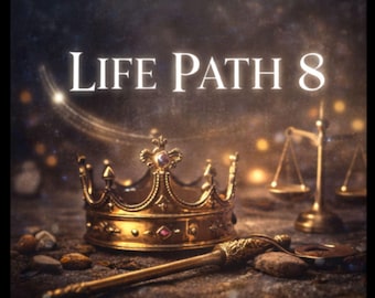 Lebensweg 8 für Anfänger | Numerologie Audio Guide | Audio und PDF | Wenn Ihr Lebenspfad 8 ist, lesen oder hören Sie !!