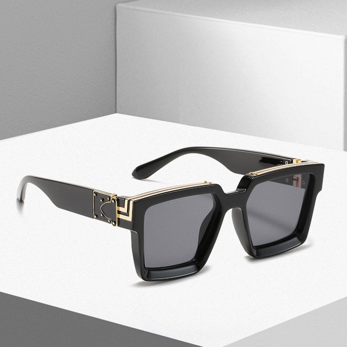 Uv400 Shades Sunglasses Retro Vintage Boxy HD Sunglasses | Etsy