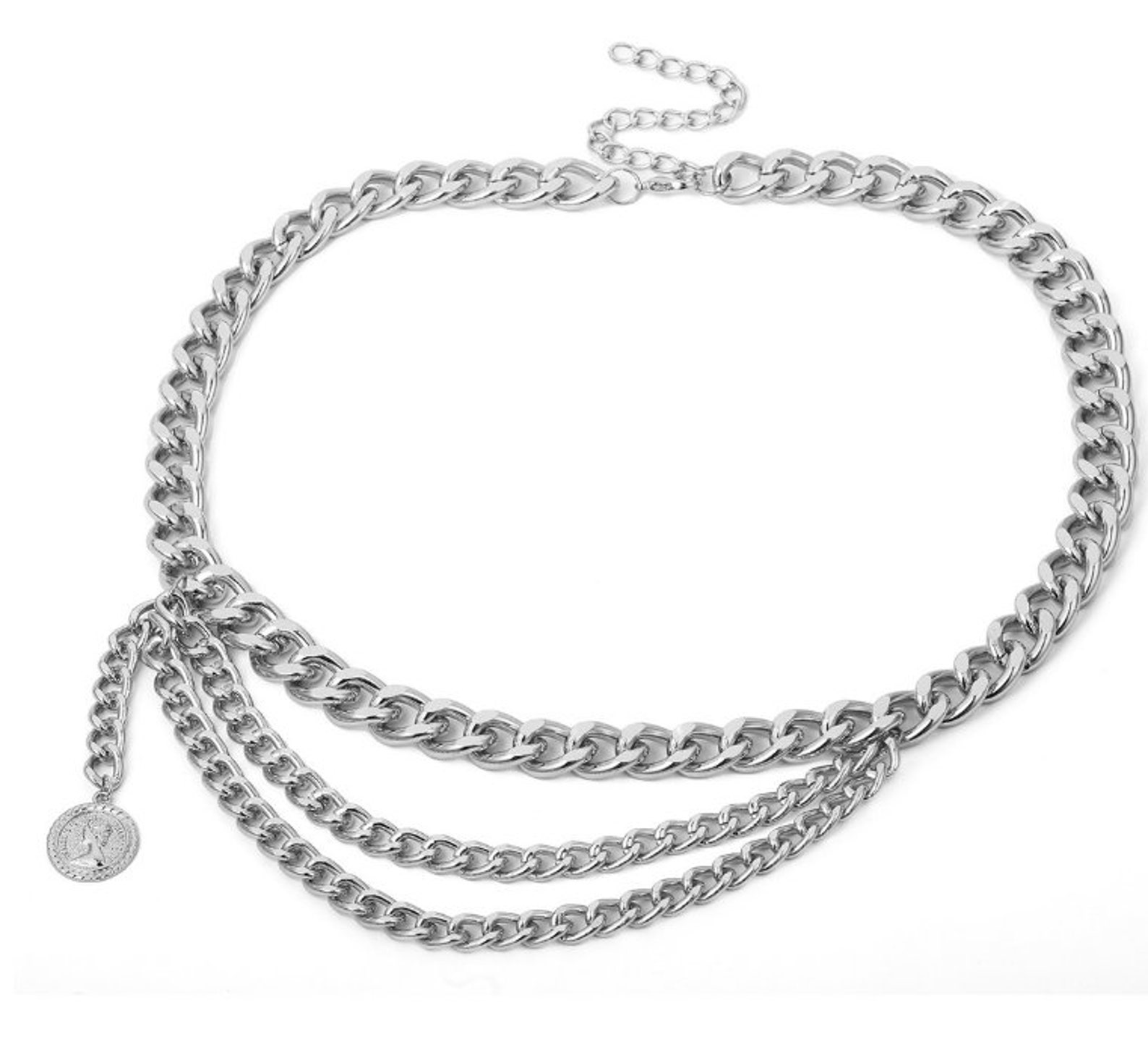 Metal Waist Chain Stylish Chain Belt Women Waist Chain Etsy