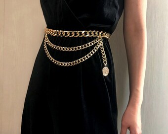 Cute Stylish Noble Women's Lady Young Girls Fashion Heart Metal Chain Style Belt Cute Stylish Noble Women's Lady Young Girls Fashion Heart Metal Chain Style Belt