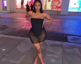 Skin Tight Dress - Etsy