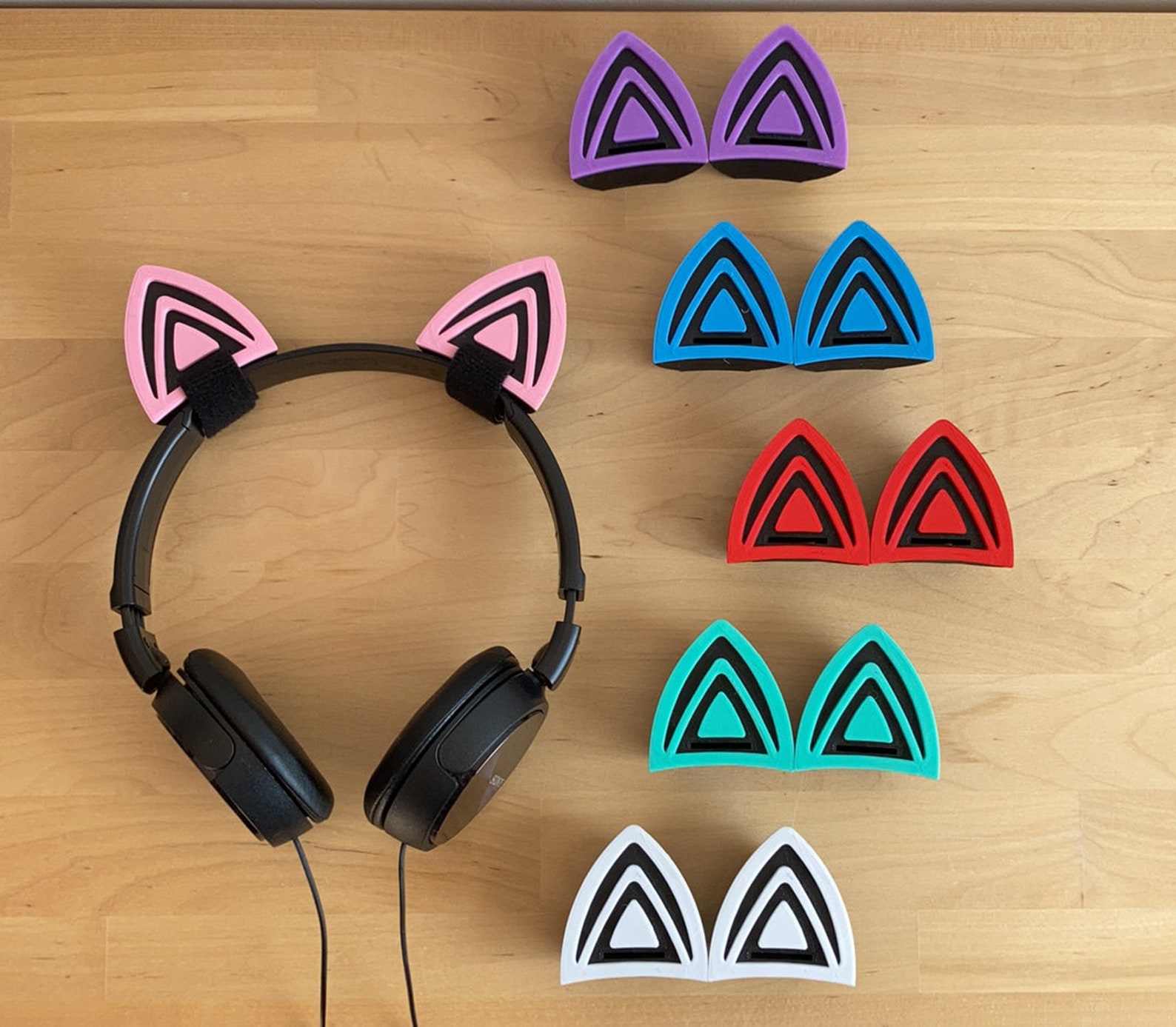 Cat Ears for Headphones Ears for Headset Headphones Etsy