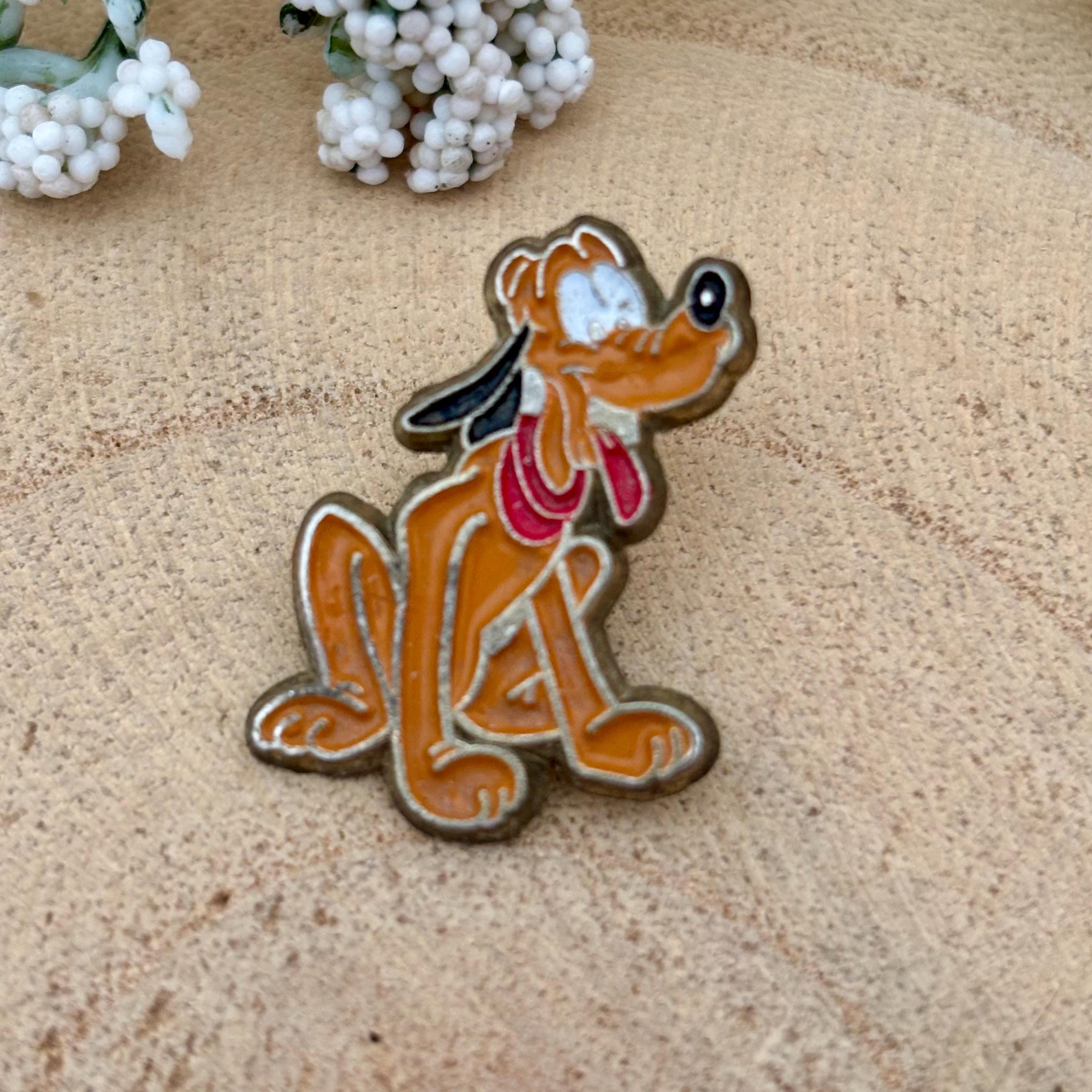 ヴィンテージ フランス製エナメル ディズニーキャラクター プルート 