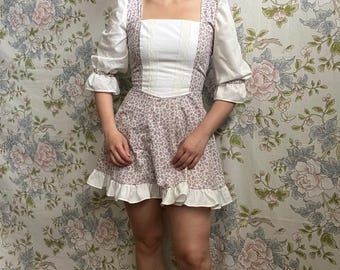 Handmade Gunne-Sax Inspired Mini Dress