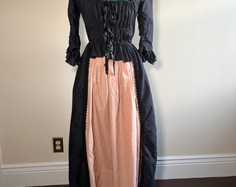 Handmade 18th Century Gown: Kelvingrove-Inspired, Size 4-6