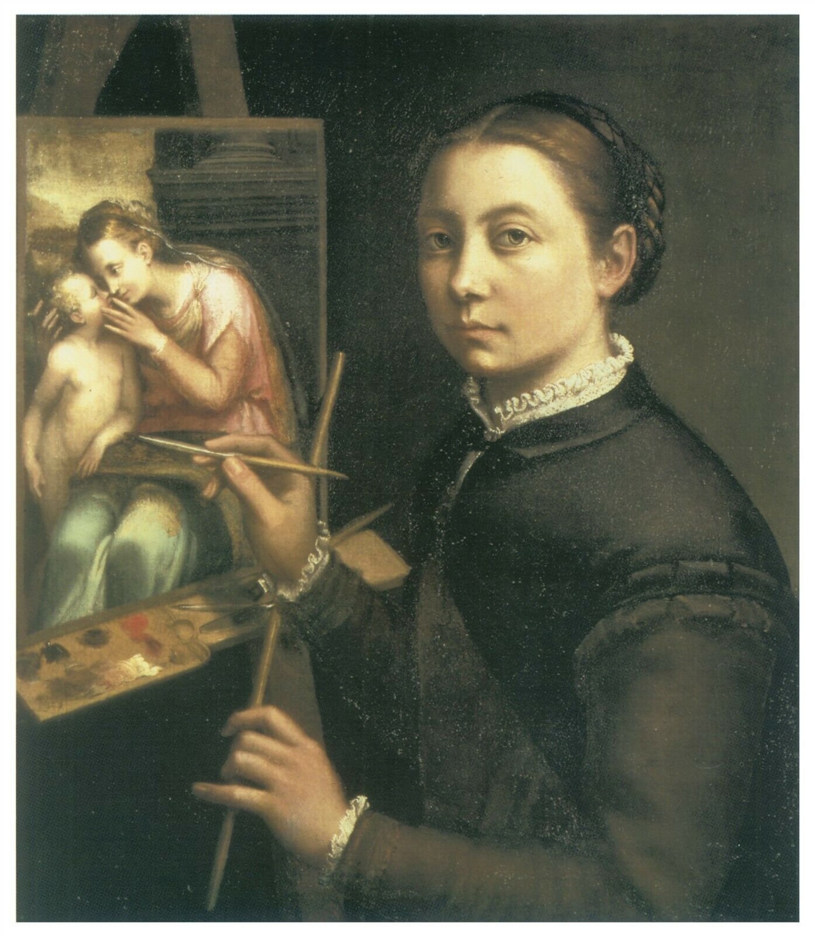 Sofonisba Anguissola SelfPortrait 1556 Classic Famous