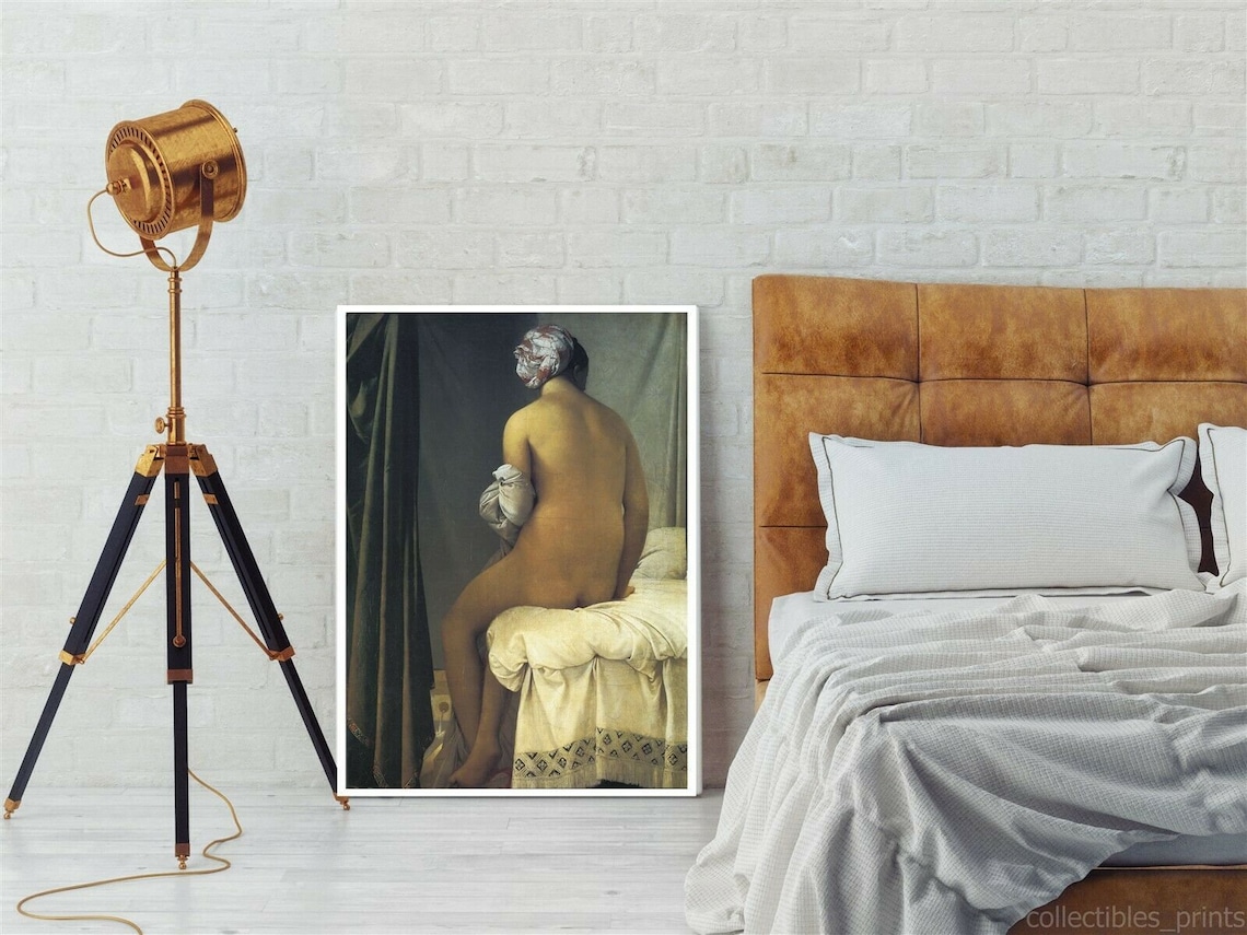 Valpincon Bather 1808 Ingres Famous Classical Great Art Etsy