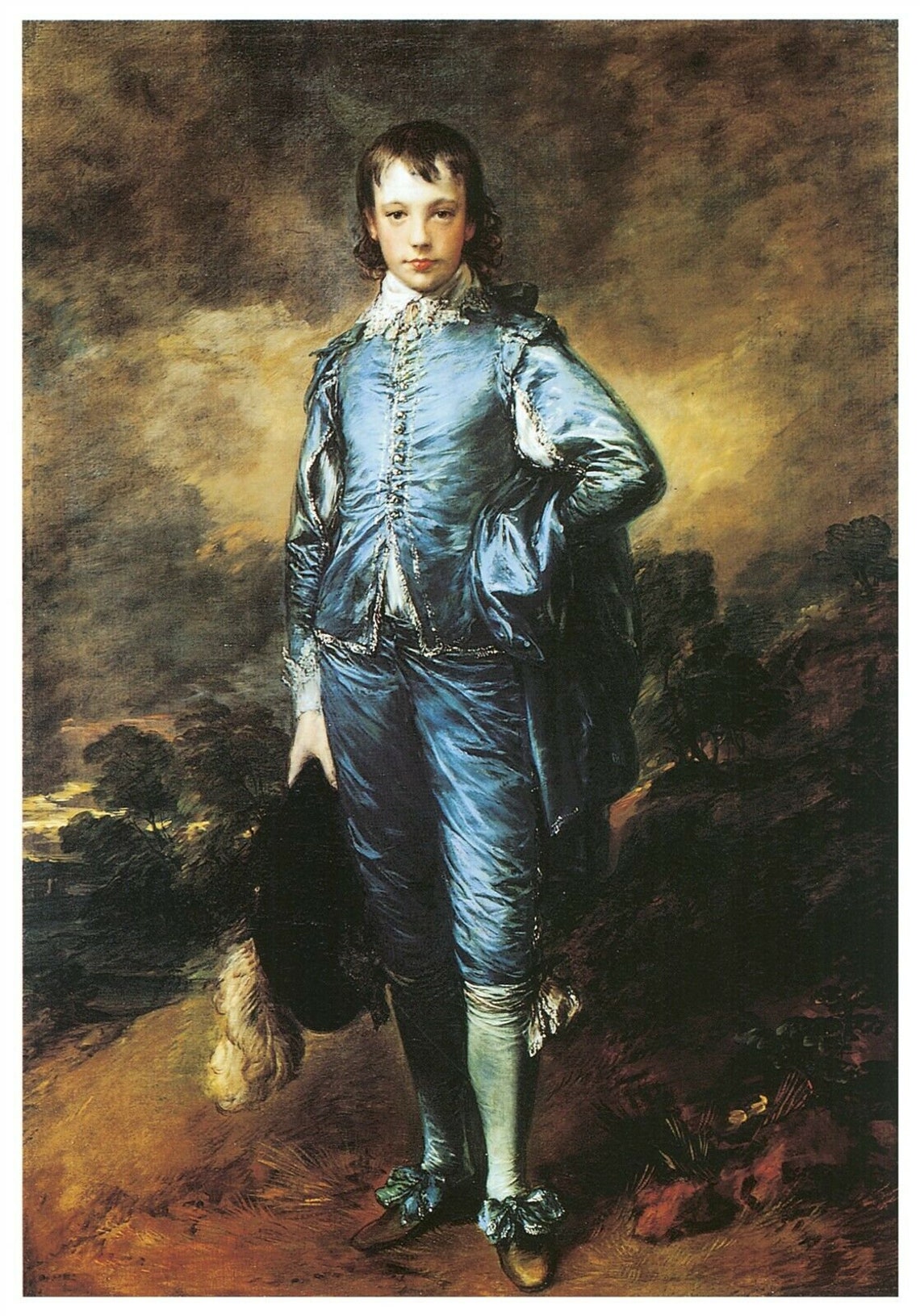 Blue Boy 1770 Gainsborough Famous Classical Great Art Painting Etsy