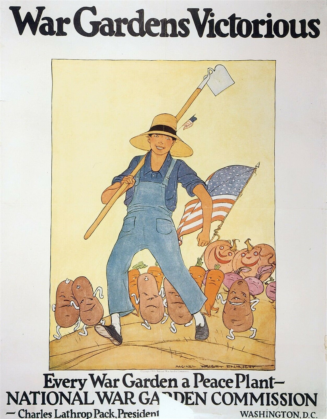 War Gardens Victorious Victory Garden War Propaganda Military Etsy