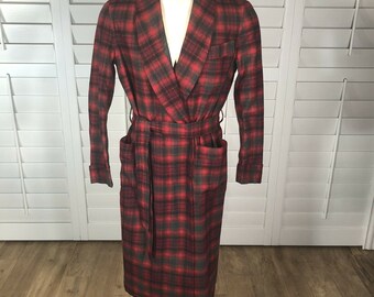 mens wool robe coat