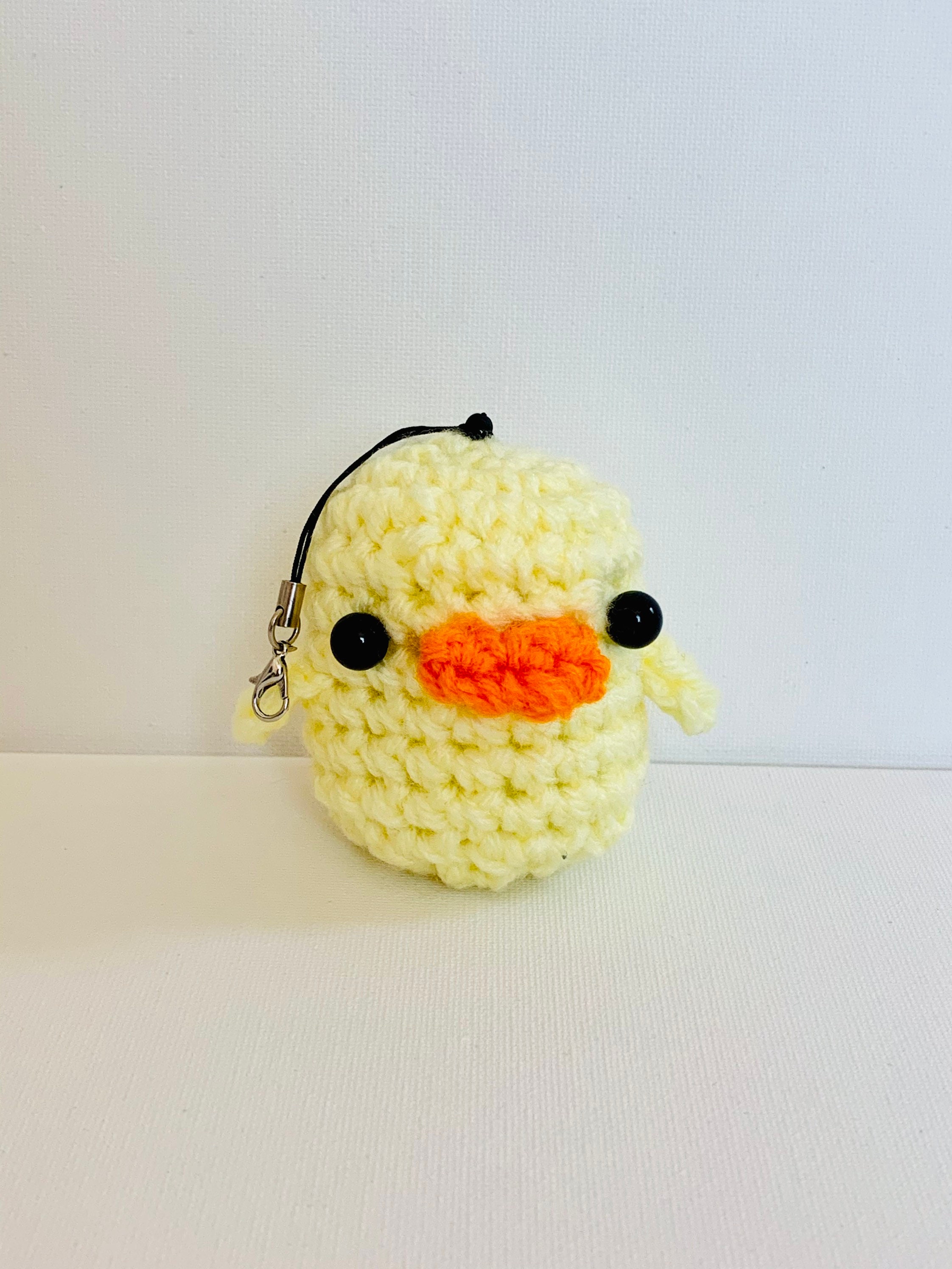 Crochet duck keychain Etsy