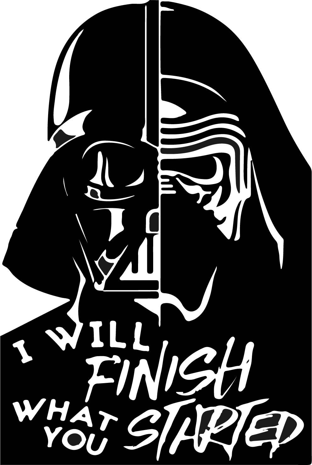 Star Wars Darth Vader Kylo Ren face SVG Father Of The Year | Etsy