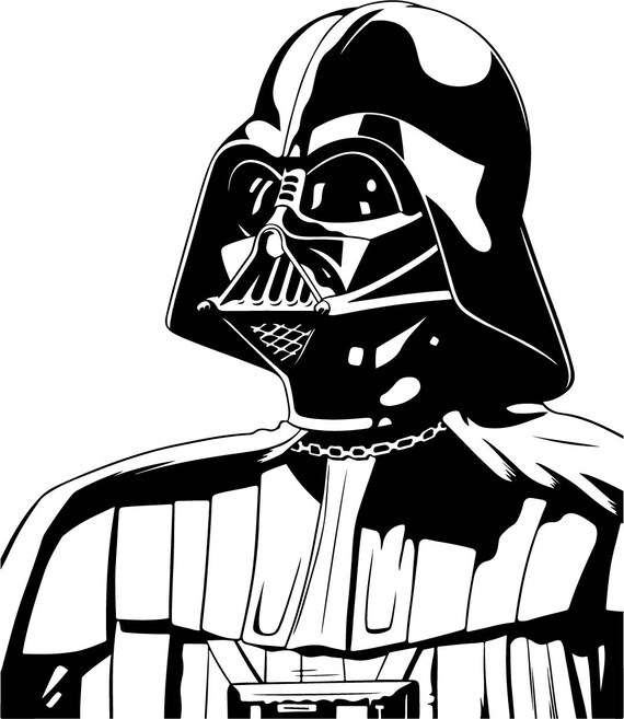 Darth Vader Svg Digital File Svg Clipart Cut Files Silhouette Etsy