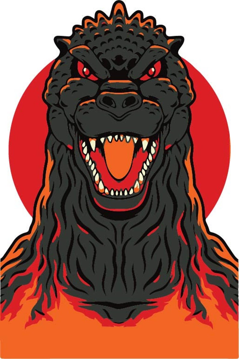 Godzilla Svg Bundle Godzilla Cut File King of the Monsters | Etsy