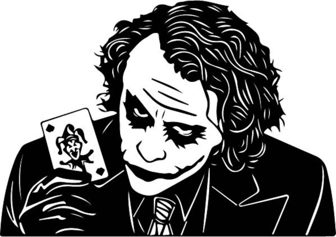 Batman Joker Svg Cut file Joker Svg Joker Svg Harley Quinn Etsy