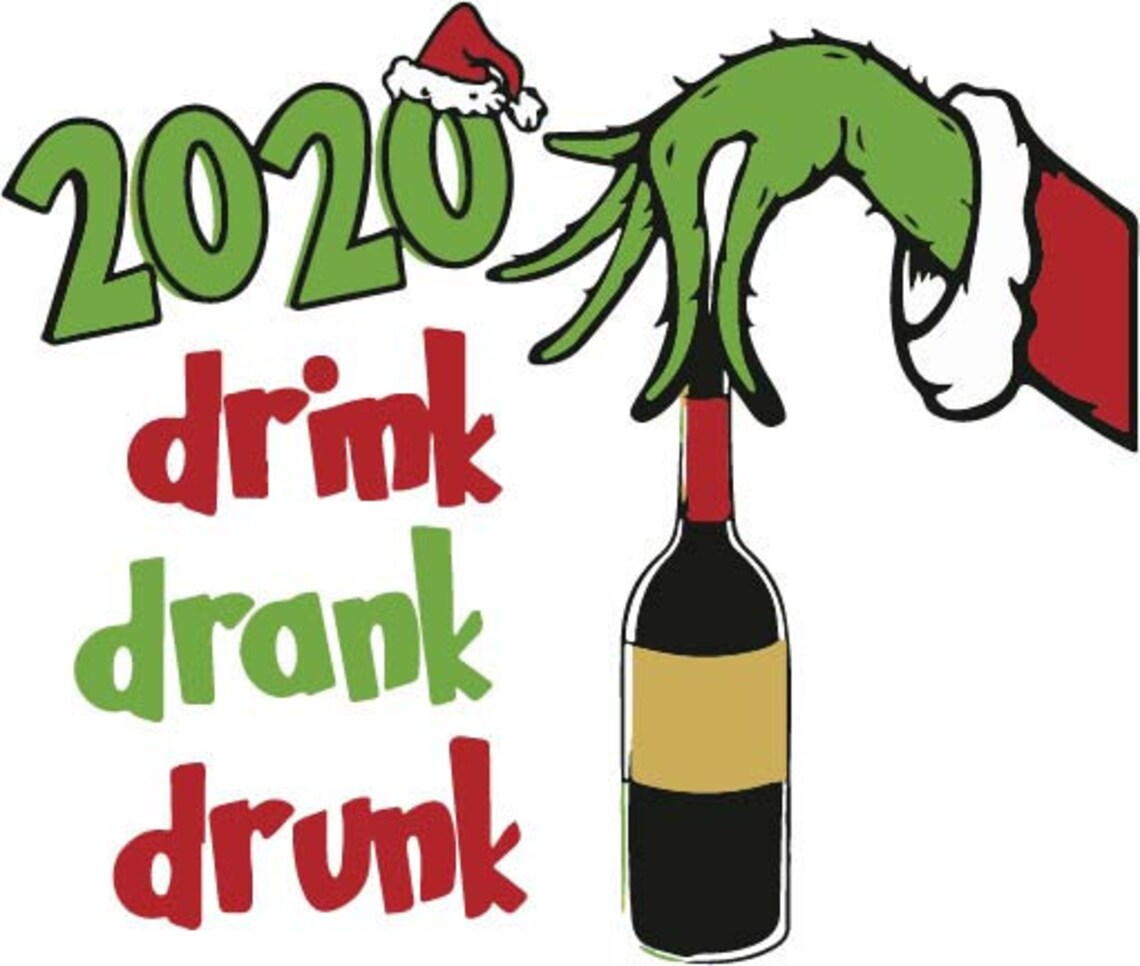 2020 Drink Drank Drunk Drôle de pince de Noël chemise Etsy