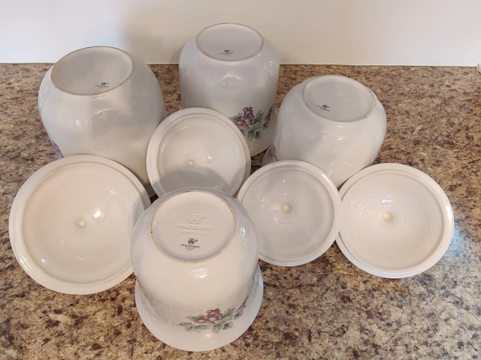Pfaltzgraff Grapevine Kitchen Canister Set Etsy