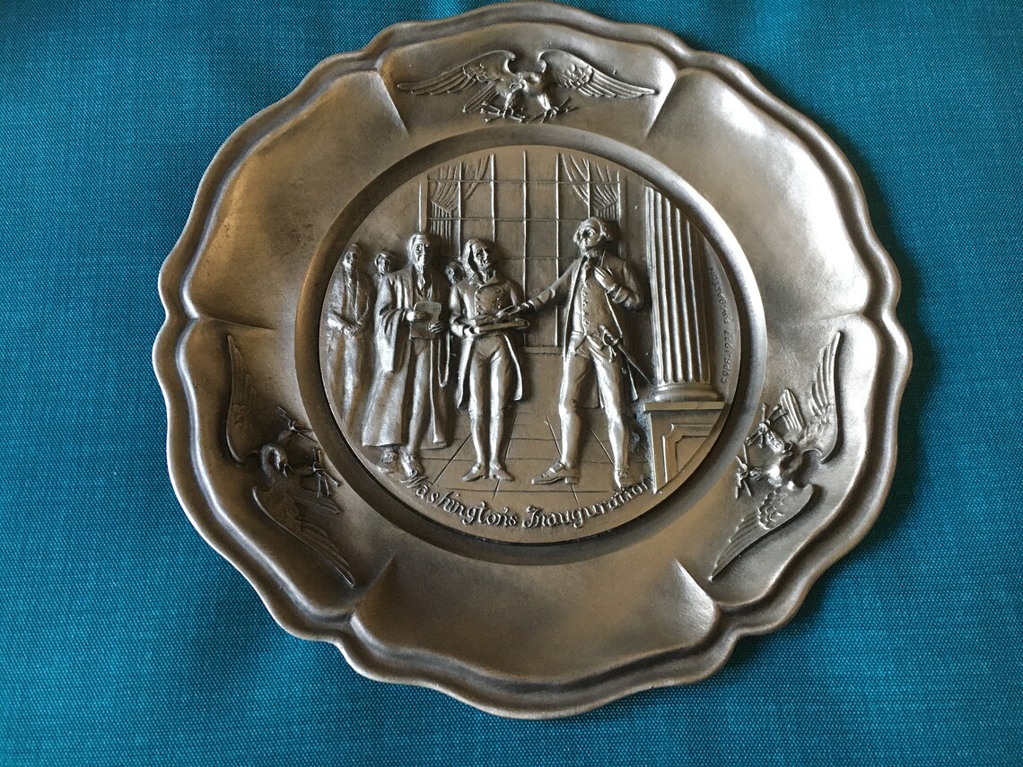 Hudson American Historical Series Limited Edition Pewter Plate Etsy