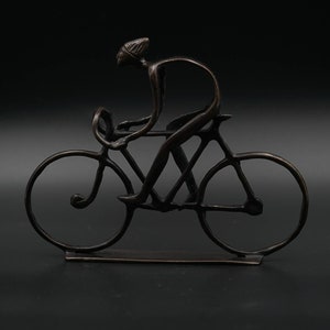 bronze bicycle charm for decoration
