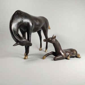 Horse, Bronze Horse Sculpture, Antique Horse Statue, Animal Figure, Animal Lover, Home Decor, Collectable Gift, Rare Item