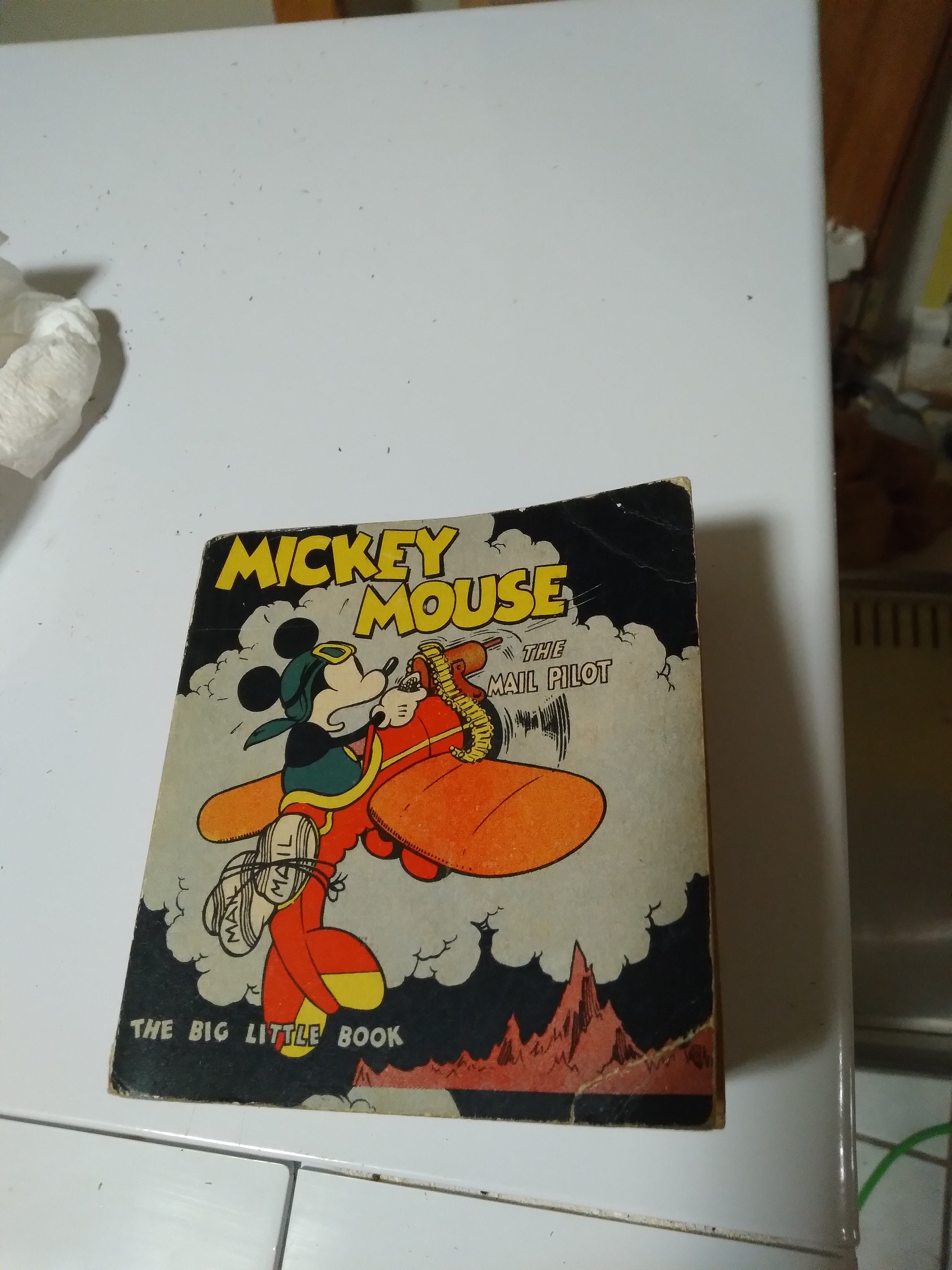 mickey mouse the mail pilot poster