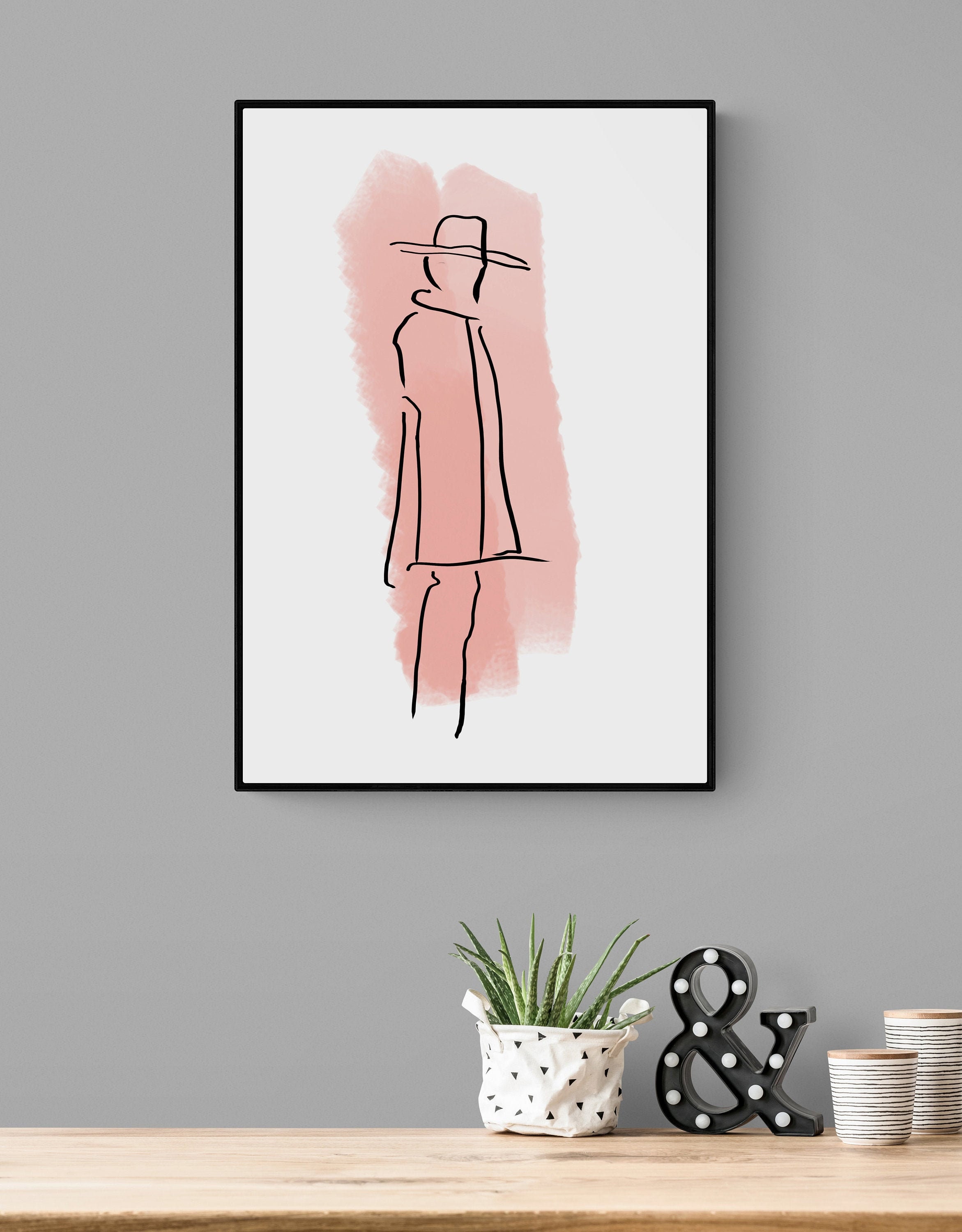 Western Boho Cowboy Western Wall Art Cowboy Digital | Etsy