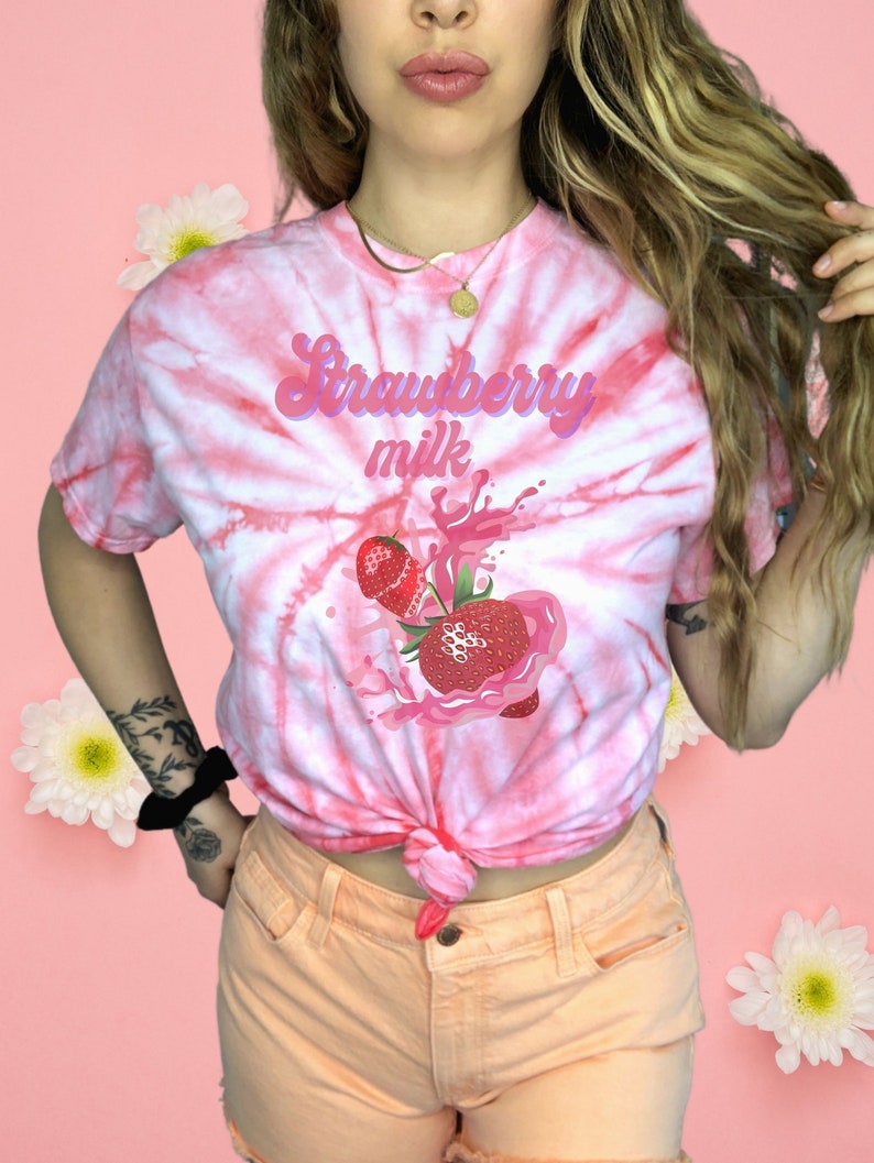 Strawberry Shirt Kawaii Dress Kawaii Clothes Boba Shirt Kawaii Etsy