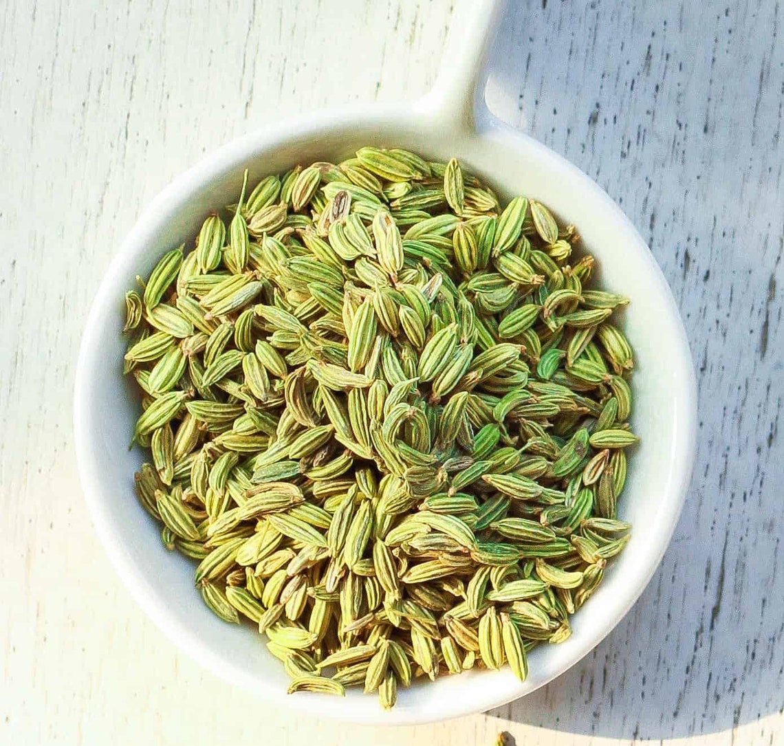 Fennel Seed, Foeniculum Vulgare, Whole 50g Organic Herbs and Spices