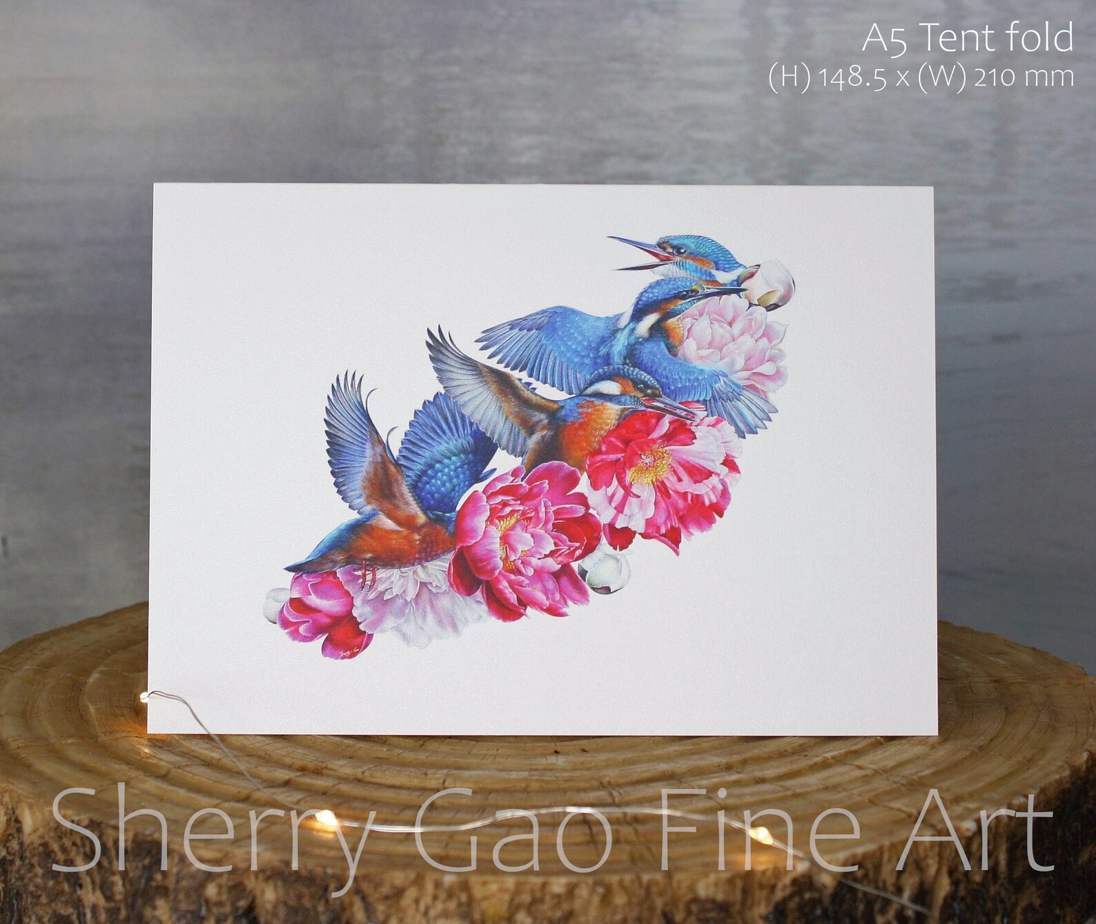 Greeting Cards Pack of 4art Cardlargegreeting Card Seta5 Etsy