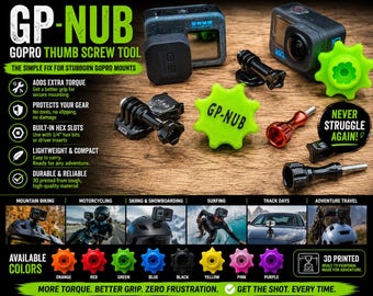 GoPro Thumb Screw Tool – Compact Torque Wrench for Action Camera Mounts