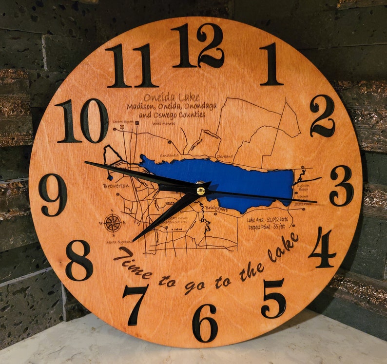 Custom Lake Clock Custom Camp Clock Custom Clock Camp Etsy