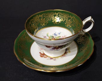 Hammersley 'morgan's Rose' China Serving Bowl: Pink Floral, Gilded