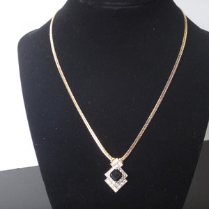 Vintage D&#39;Orlan   necklace  triple gold plated , elegant jewelry.
