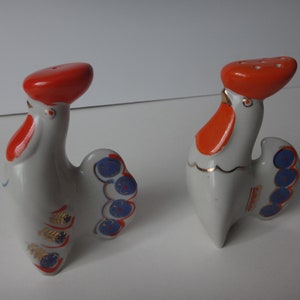 Polonsky porcelain factory salt/pepper set.