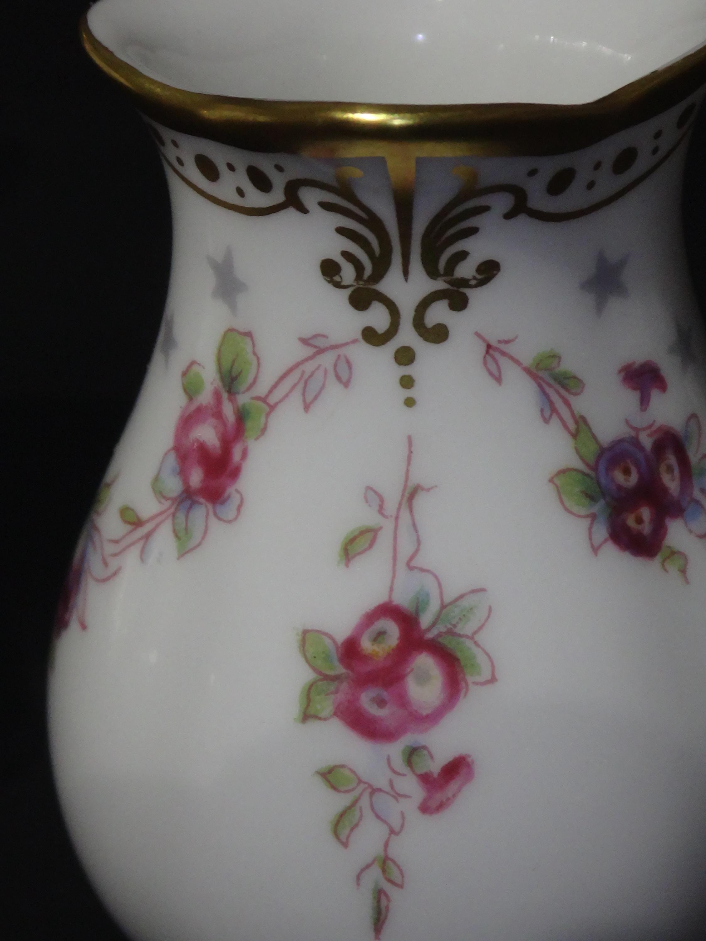 Royal Crown Derby, Royal Antoinette, Trinket Dish and Pot Vase