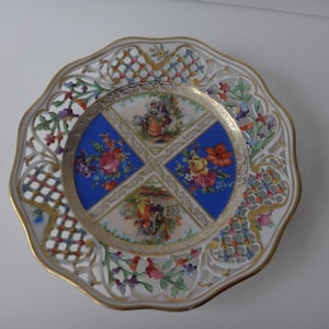 Schumann Bavaria reticulated plate