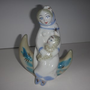 Polonsky porcelain factory figurine ON THE MOON.