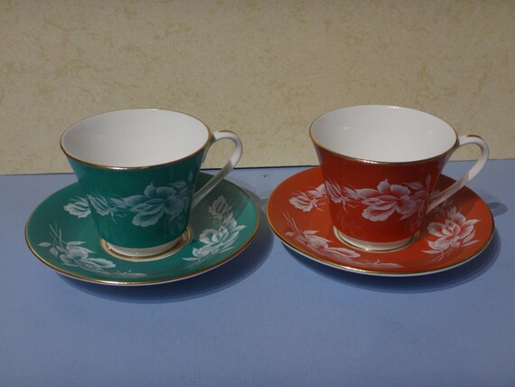 デミタス エインズレイ カップ＆ソーサー 2個セット - Etsy 日本